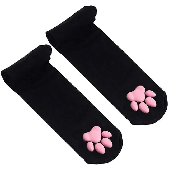 3D Paw Stockings K18468