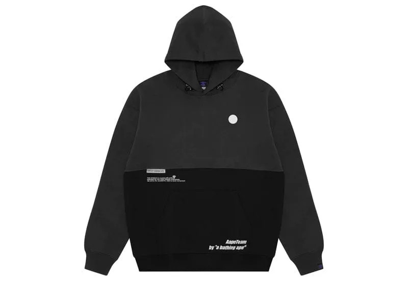 AAPE Metaverse Split Hoodie Black