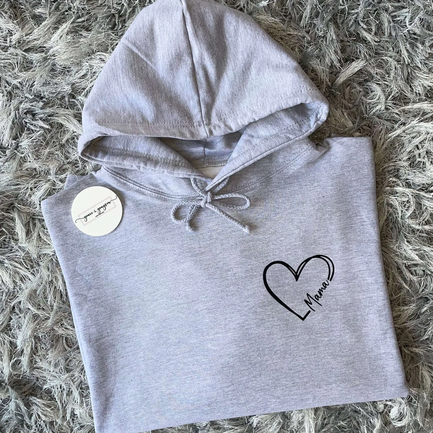 Adults Mama & Mini Heart Hoodie