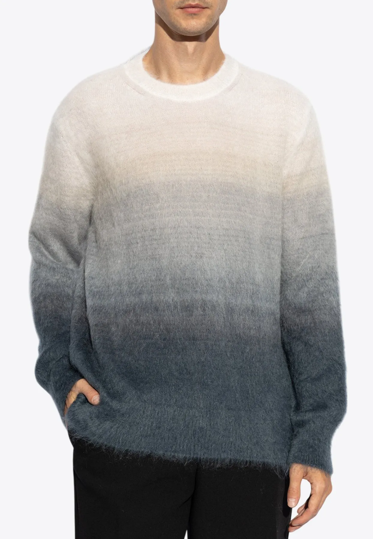 Arrow Logo Gradient Knit Sweater