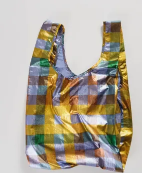 Baggu: Madras Metallic Standard Reusable Bag