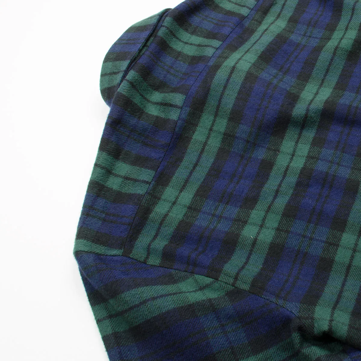 BD Baggies - Blouse Shirt - Flannel Check Navy & Green