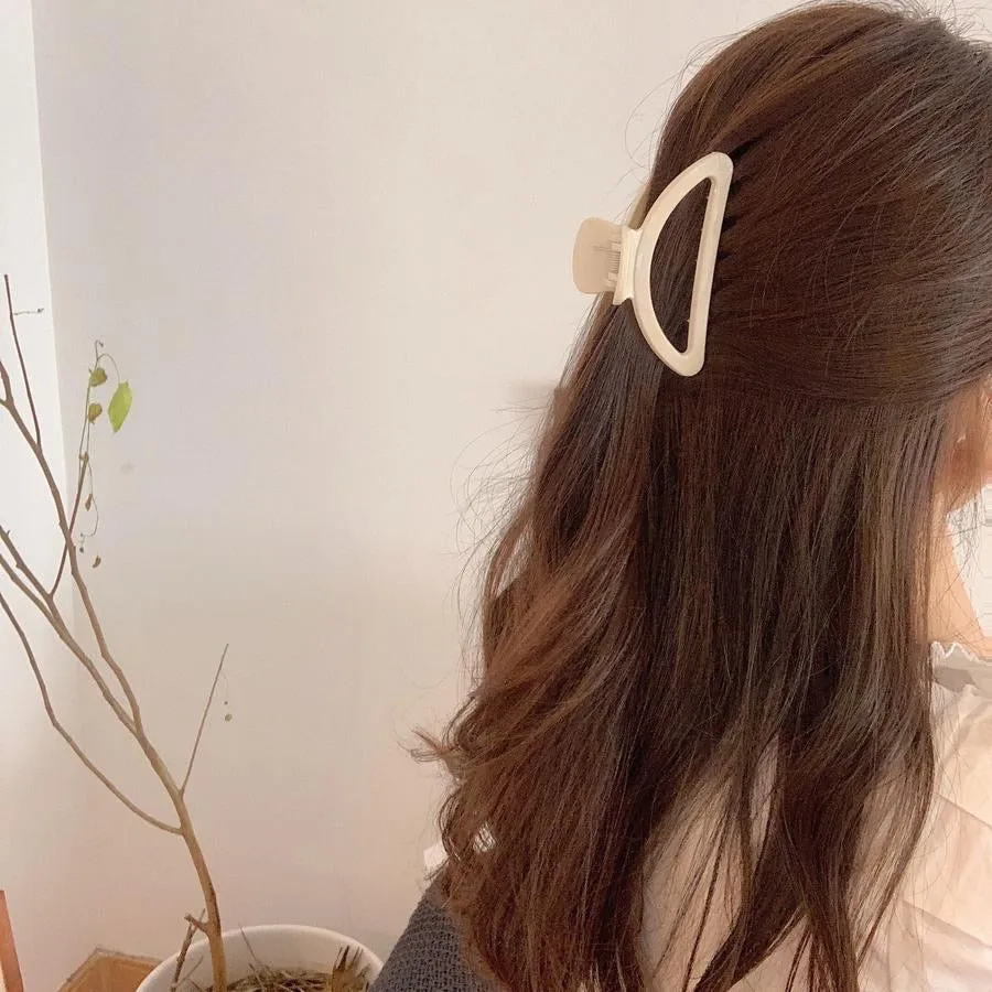 Beige French Hair Clip