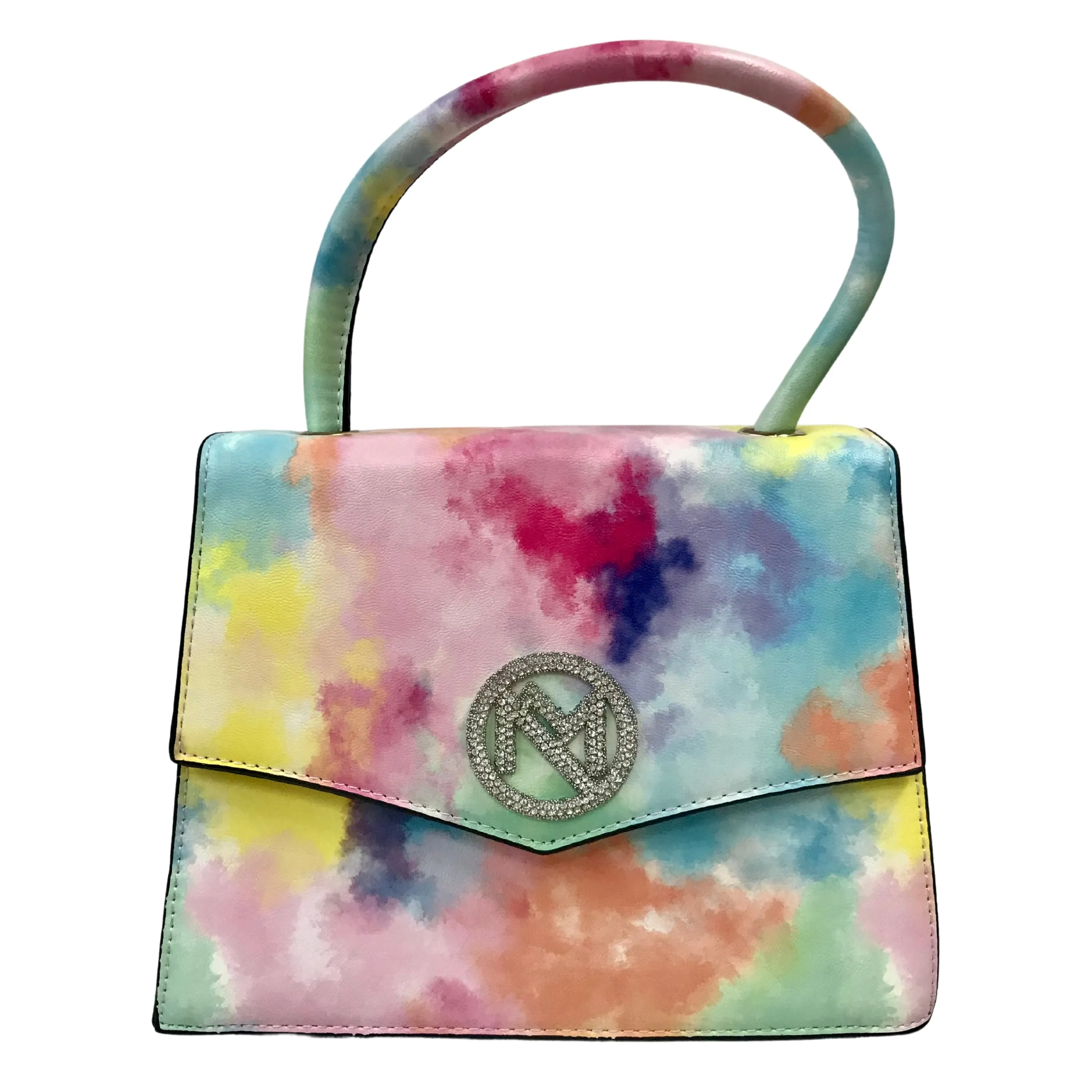 Bianca Orange Tie-Dye Handbag