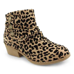 Blowfish Kid's Samara-K Bootie - Sahara Leopard