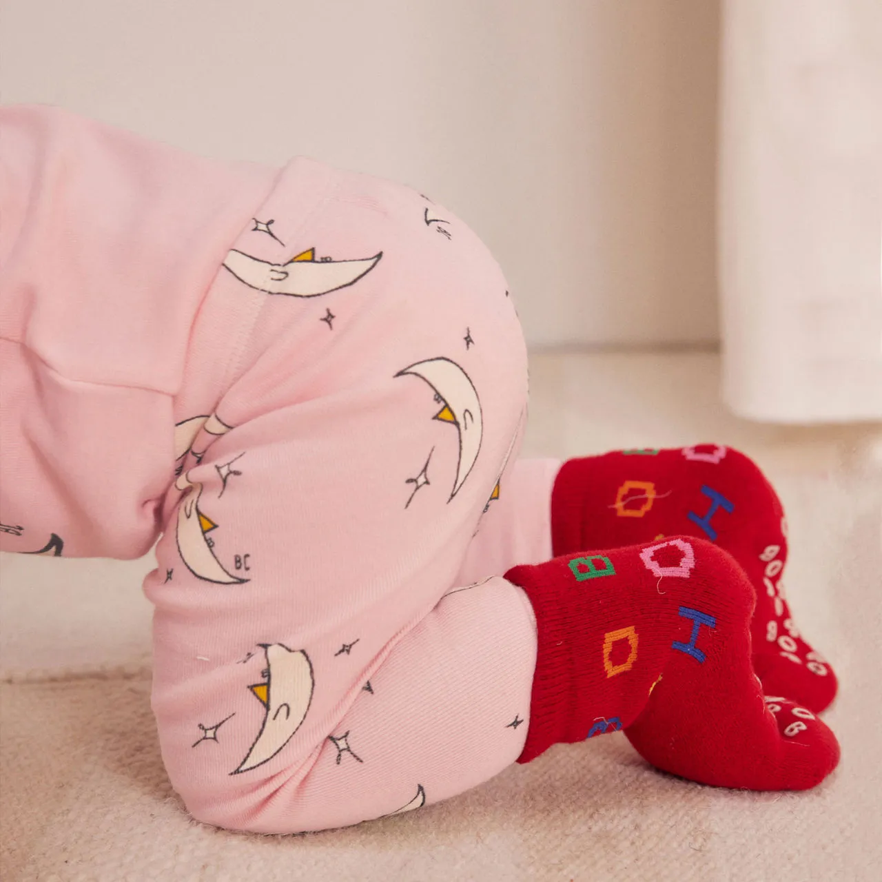 BOBO CHOSES Beneath The Moon Leggings - Light Pink