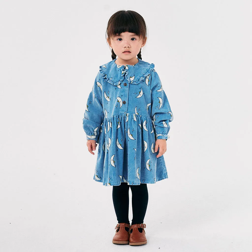 Bobo Choses Child Beneath The Moon All Over Dress Light Blue