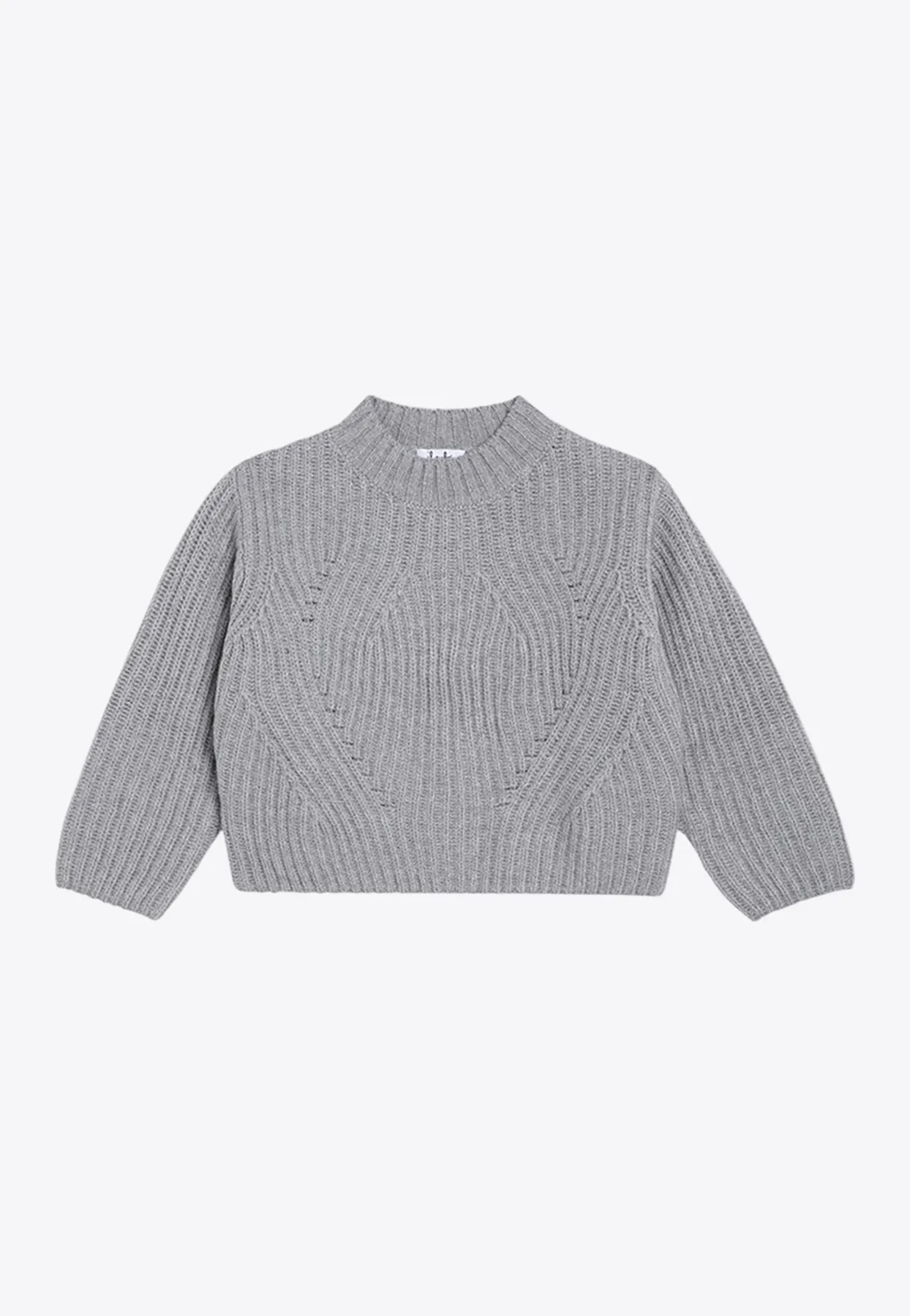 Boys Ribbed Wool Sweater