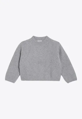 Boys Ribbed Wool Sweater