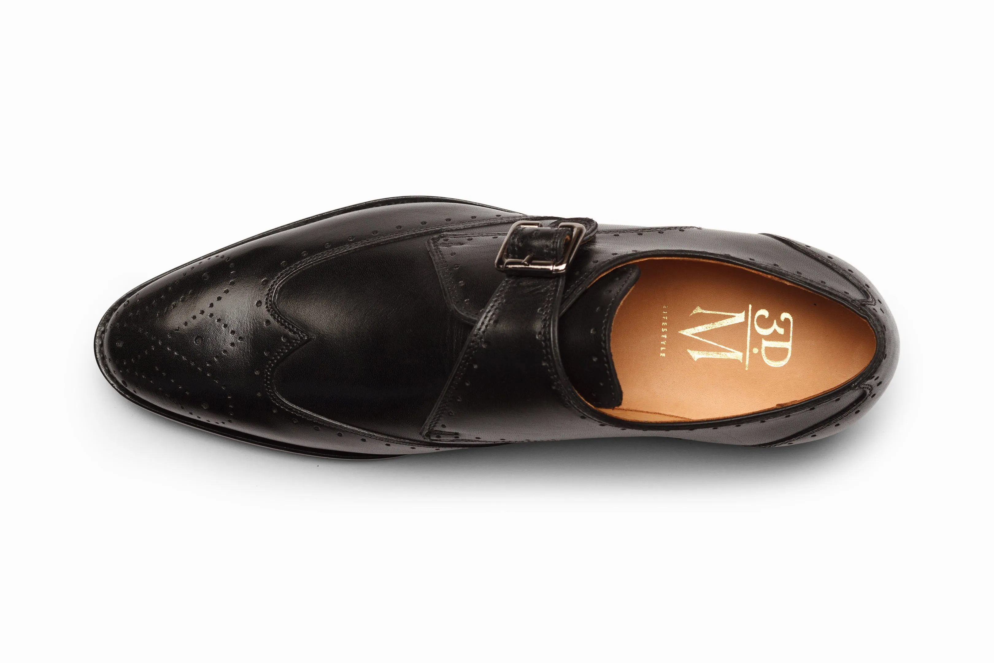 Brogue Monkstraps - Black