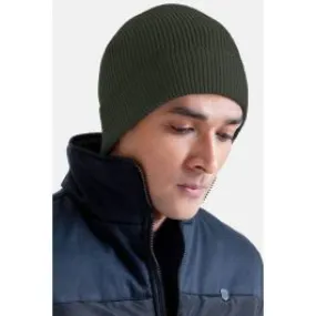 BRUMANO Olive Green Beanie Cap Green Men Beanies