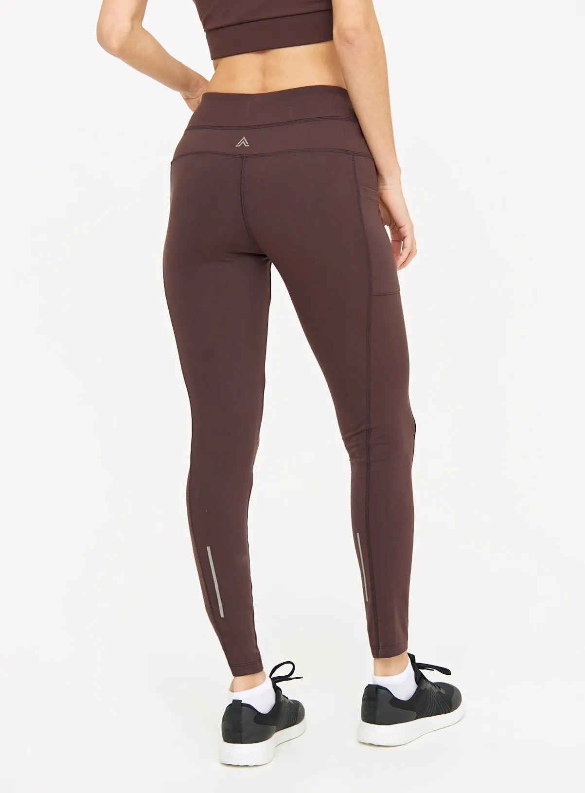 Buy Active Chocolate High Waisted Performance Leggings S | Leggings | Tu