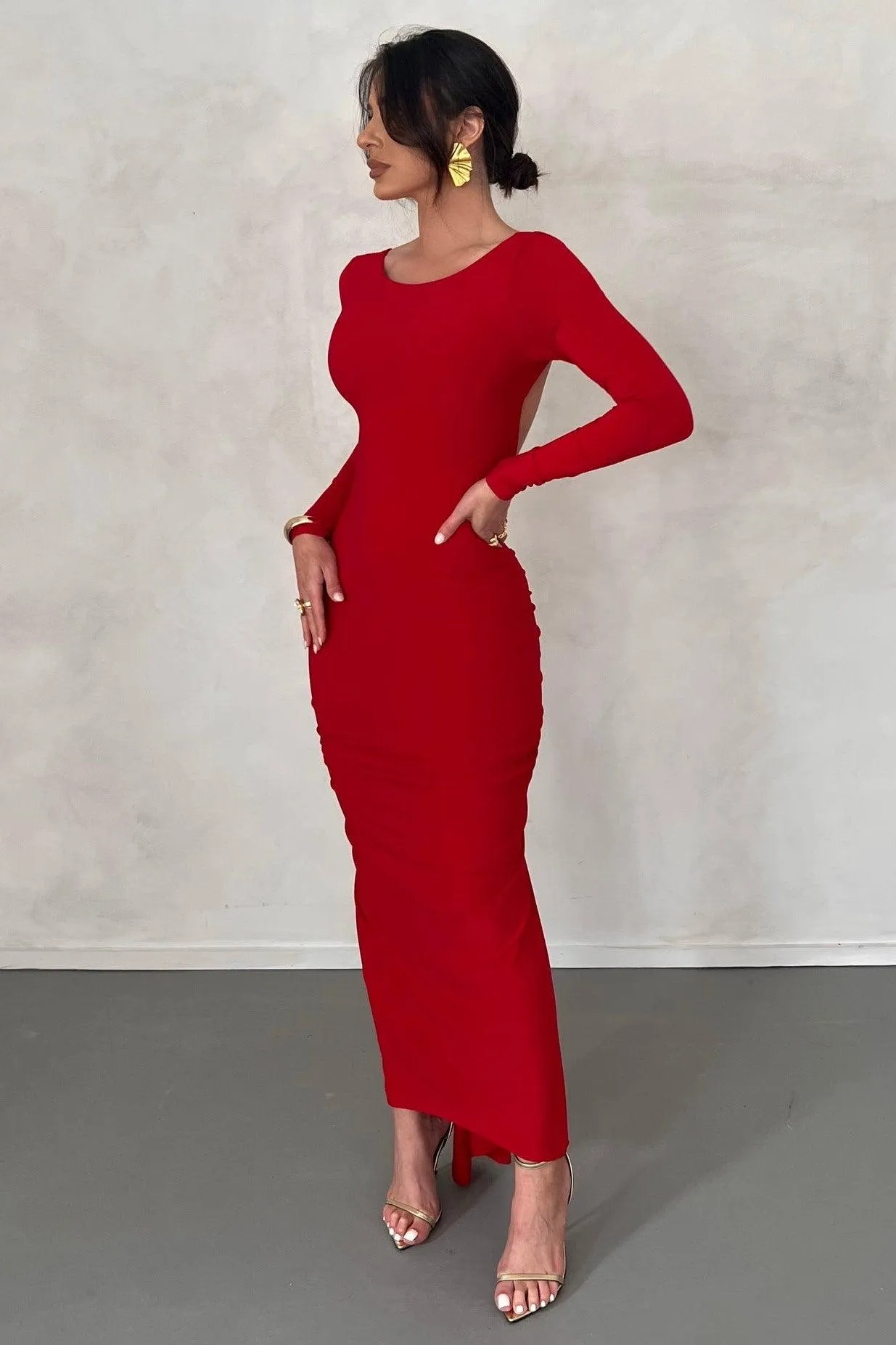 Camila Dress - Red