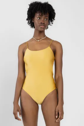 Camille N°50.1 One Piece Swimsuit in Luminous Gold