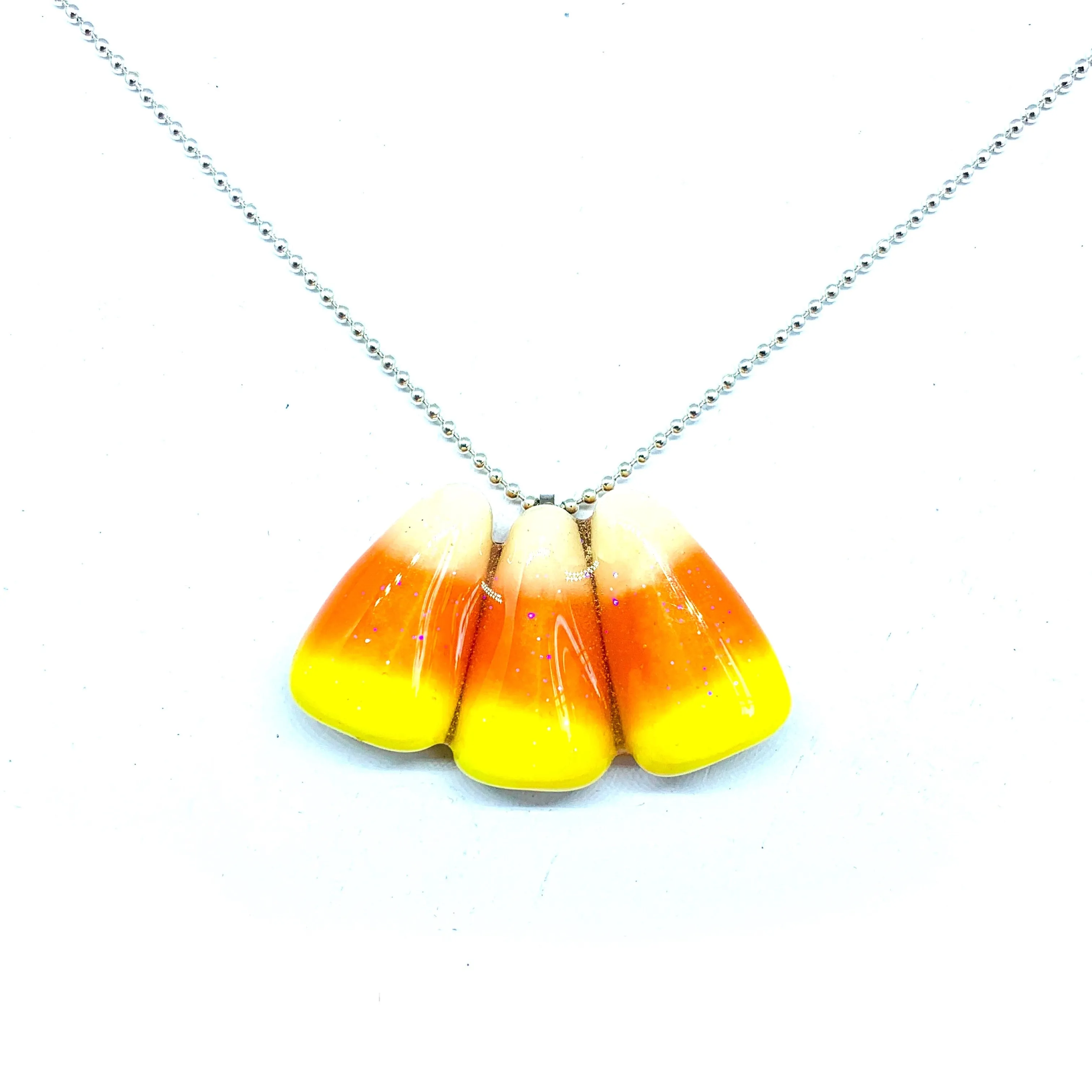 Candy Corn Triple Necklace