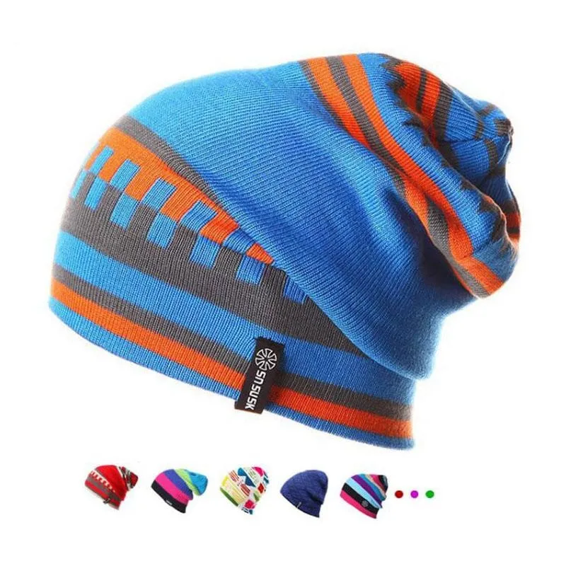 Casual Style Winter Skullie Hats for Winter Snowboard Skating Skiing