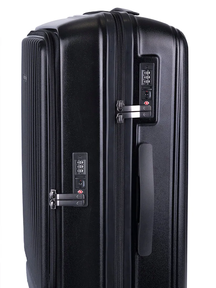 Celllini Tri Pak Trolley Case Black