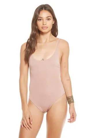 Chaser Lace Up Open Back One Piece Swim Suit