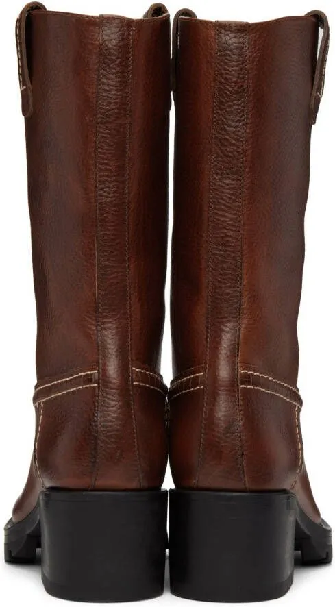 Chloé Brown Neva Boots