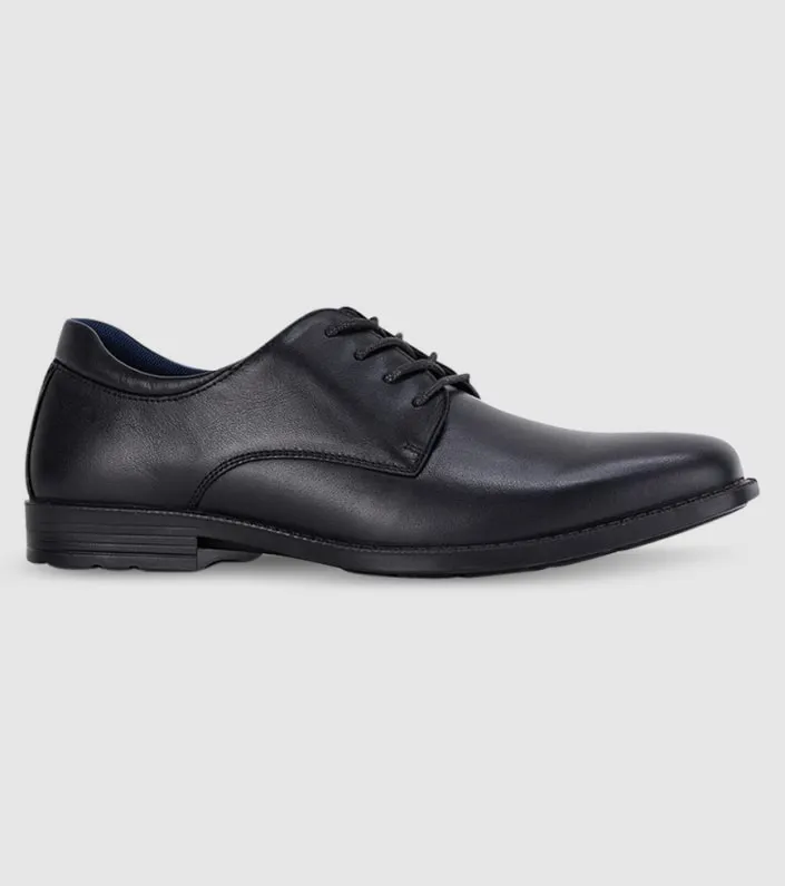 clarks boston (f wide) senior boys school shoes