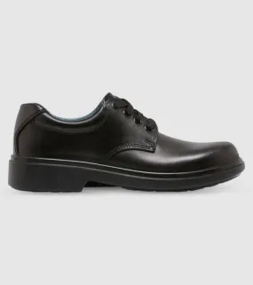 clarks daytona (d narrow) junior boys school shoes