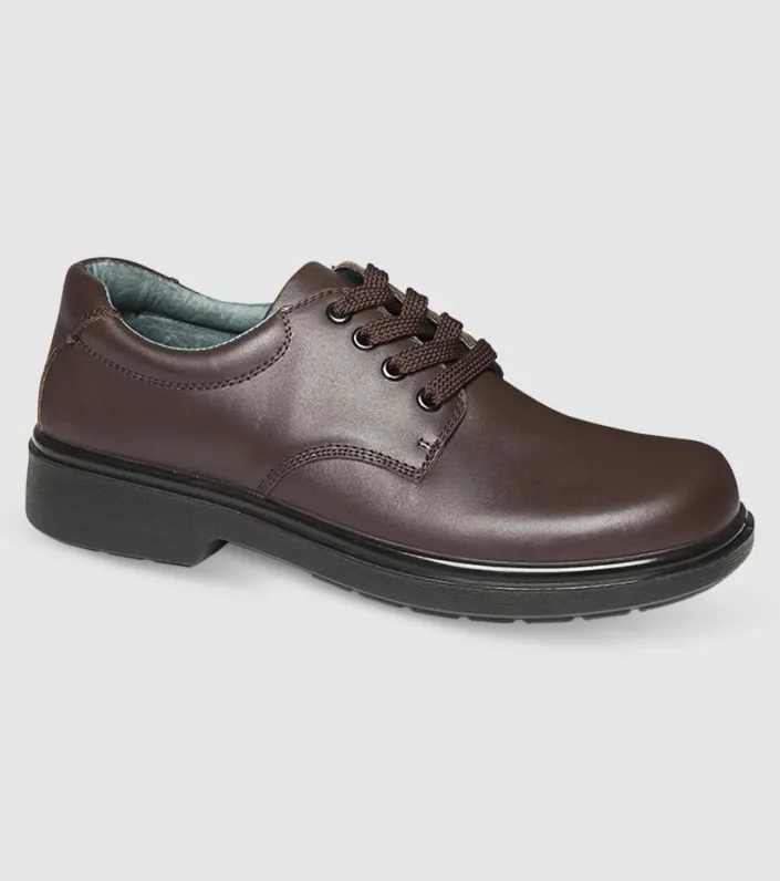 clarks daytona (f wide) senior boys school shoes