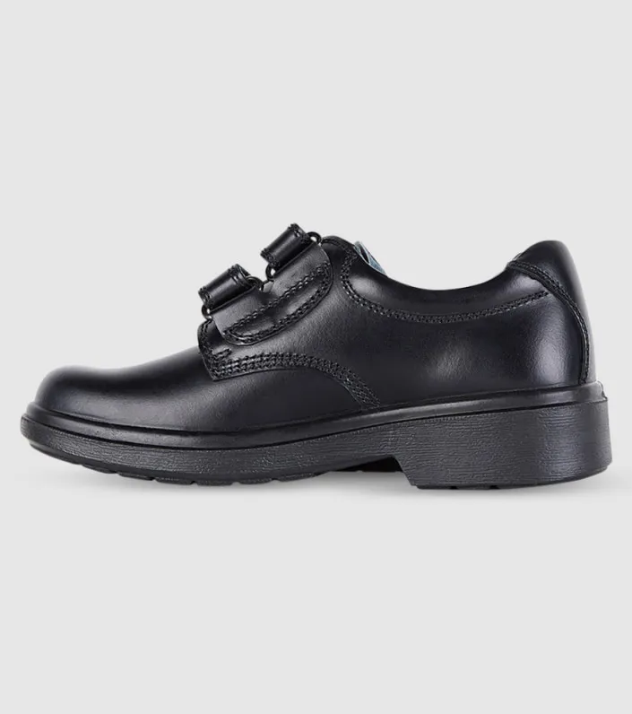 clarks denver (f wide) junior boys school shoes