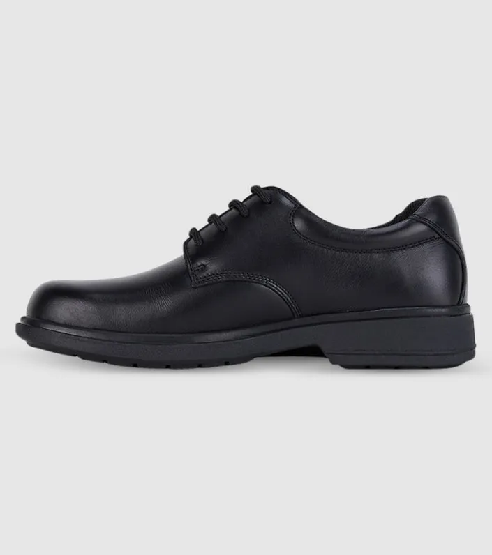 clarks descent (f wide) senior boys school shoes