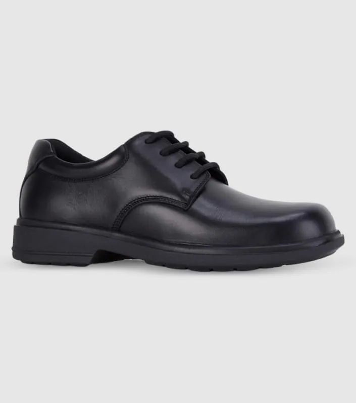 clarks descent (f wide) senior boys school shoes