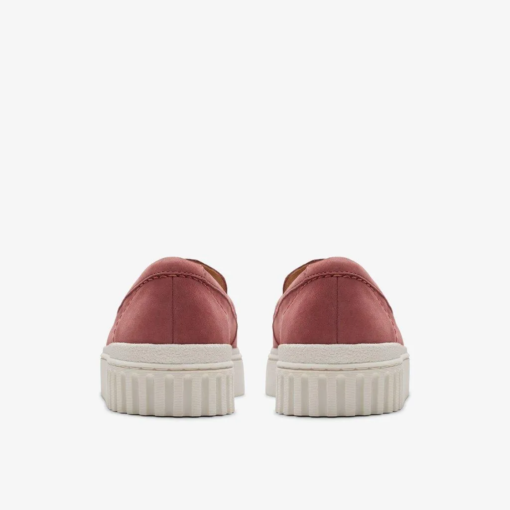 Clarks Mayhill Cove Slip On Shoe- DUSTY ROSE