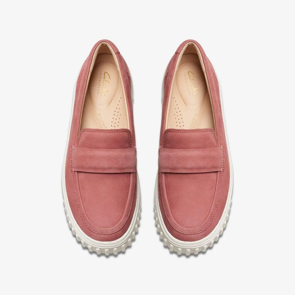 Clarks Mayhill Cove Slip On Shoe- DUSTY ROSE