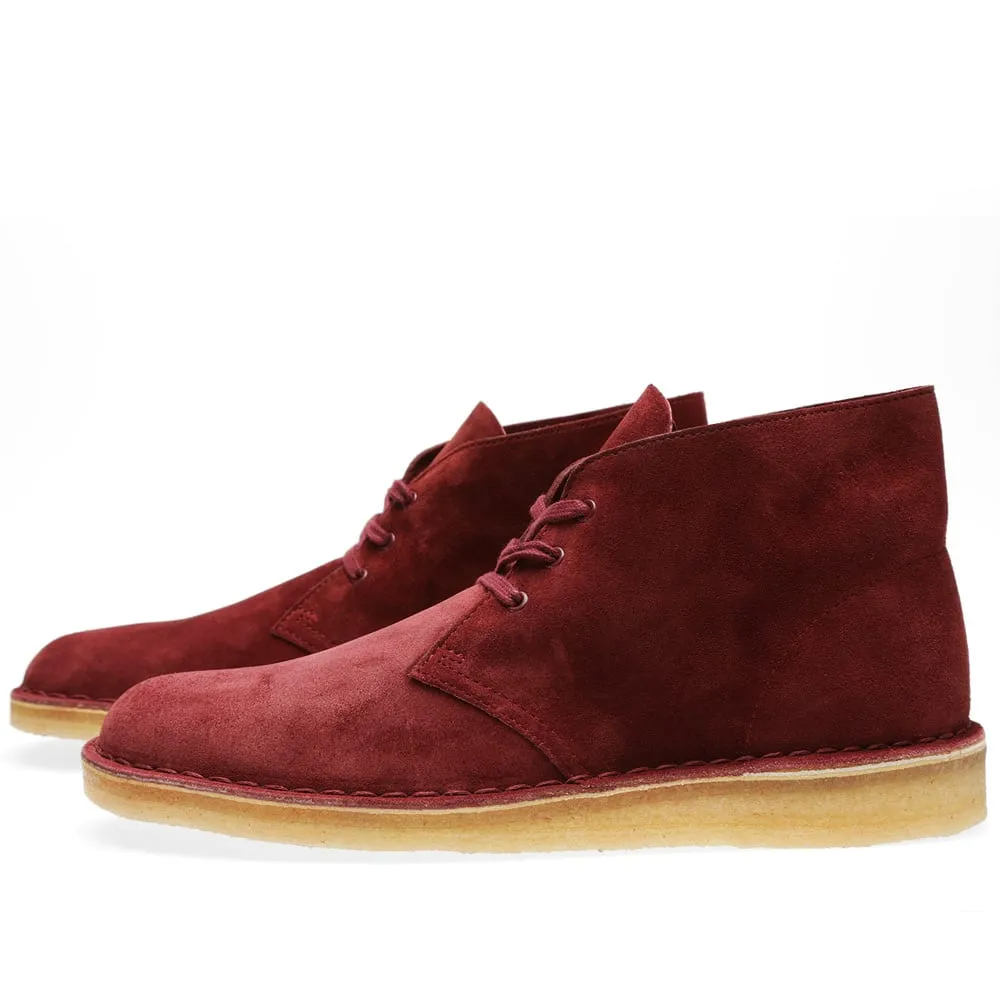 Clarks Originals x Concepts Desert PalmerBurgundy