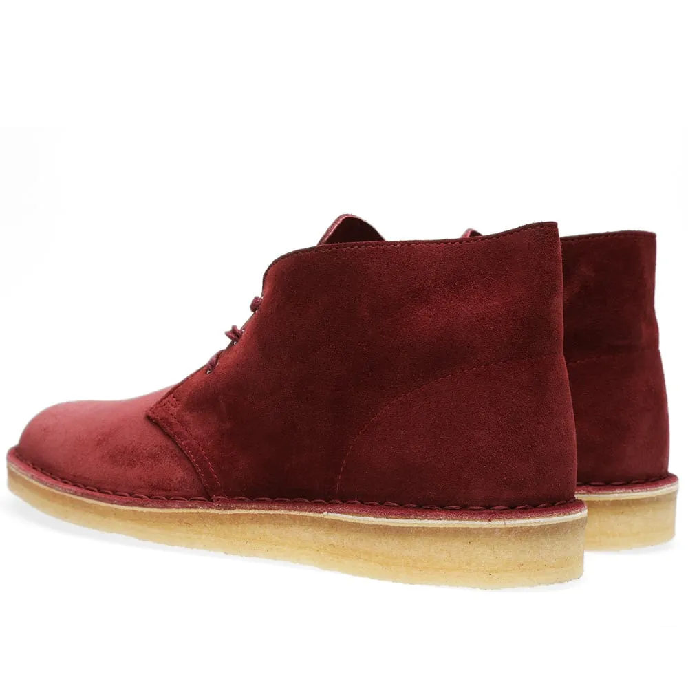 Clarks Originals x Concepts Desert PalmerBurgundy