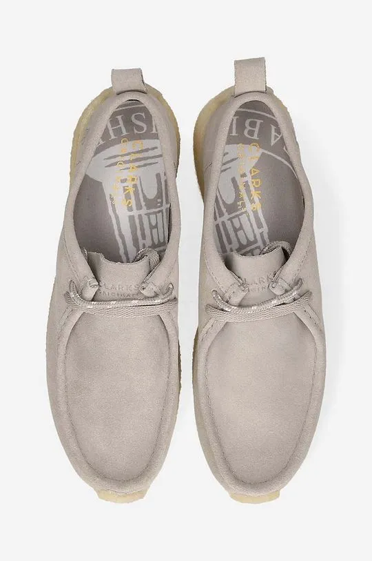 Clarks suede shoes x Ronnie Fieg Rossendale gray color 26170225