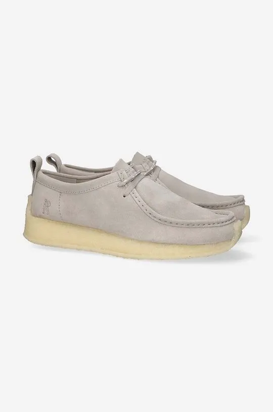 Clarks suede shoes x Ronnie Fieg Rossendale gray color 26170225