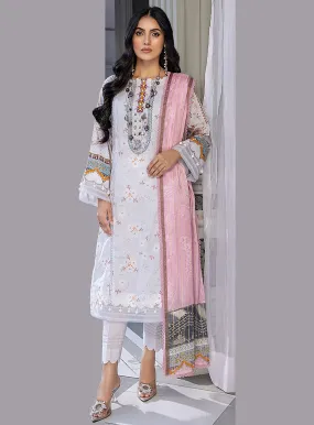 Colors By Al Zohaib Printed Lawn Unstitched 3 Piece Suit - AZ24CP 02