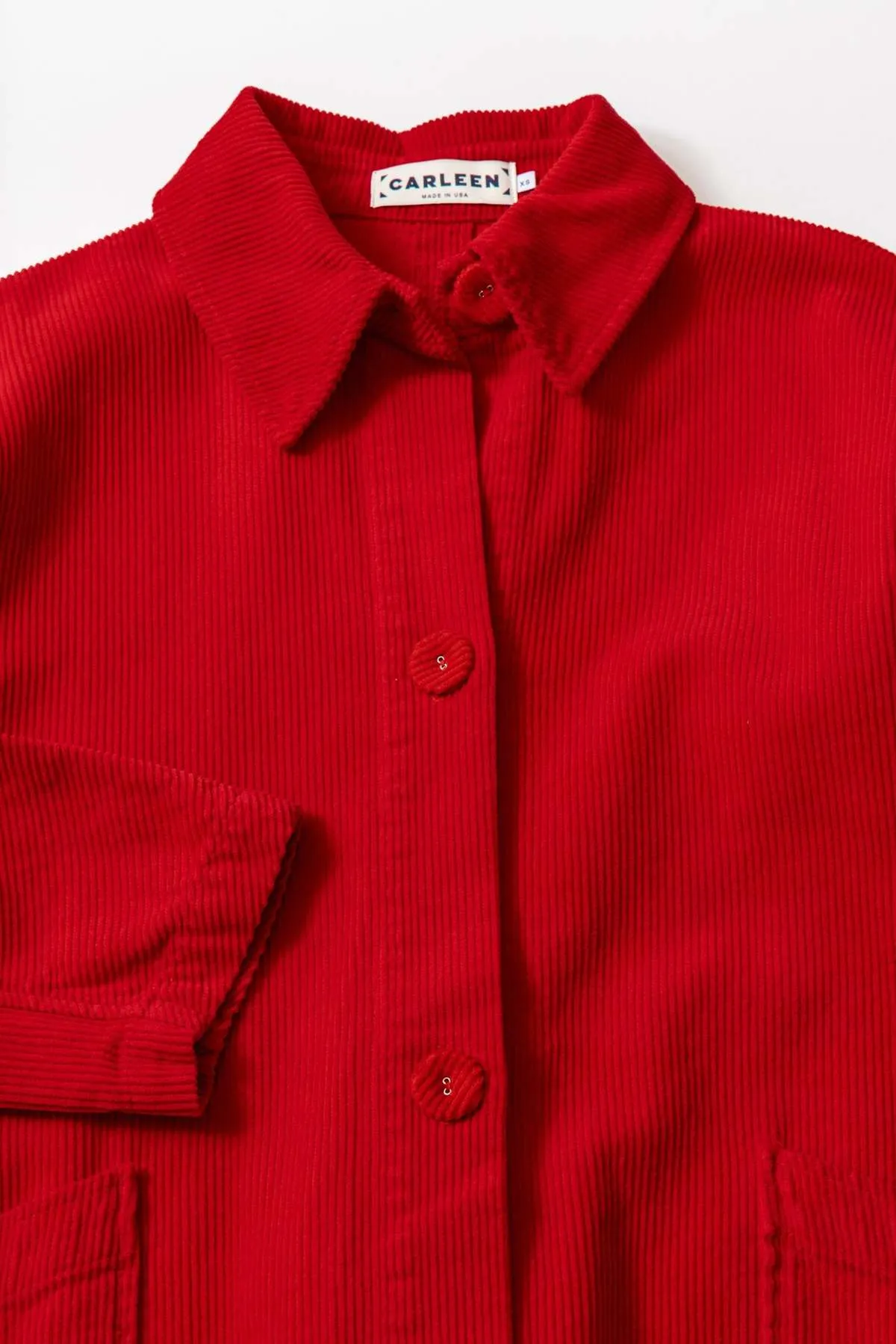 Constance Corduroy Jacket - Red