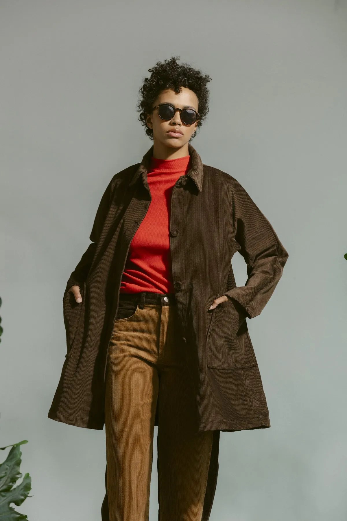 Constance Corduroy Jacket - Walnut