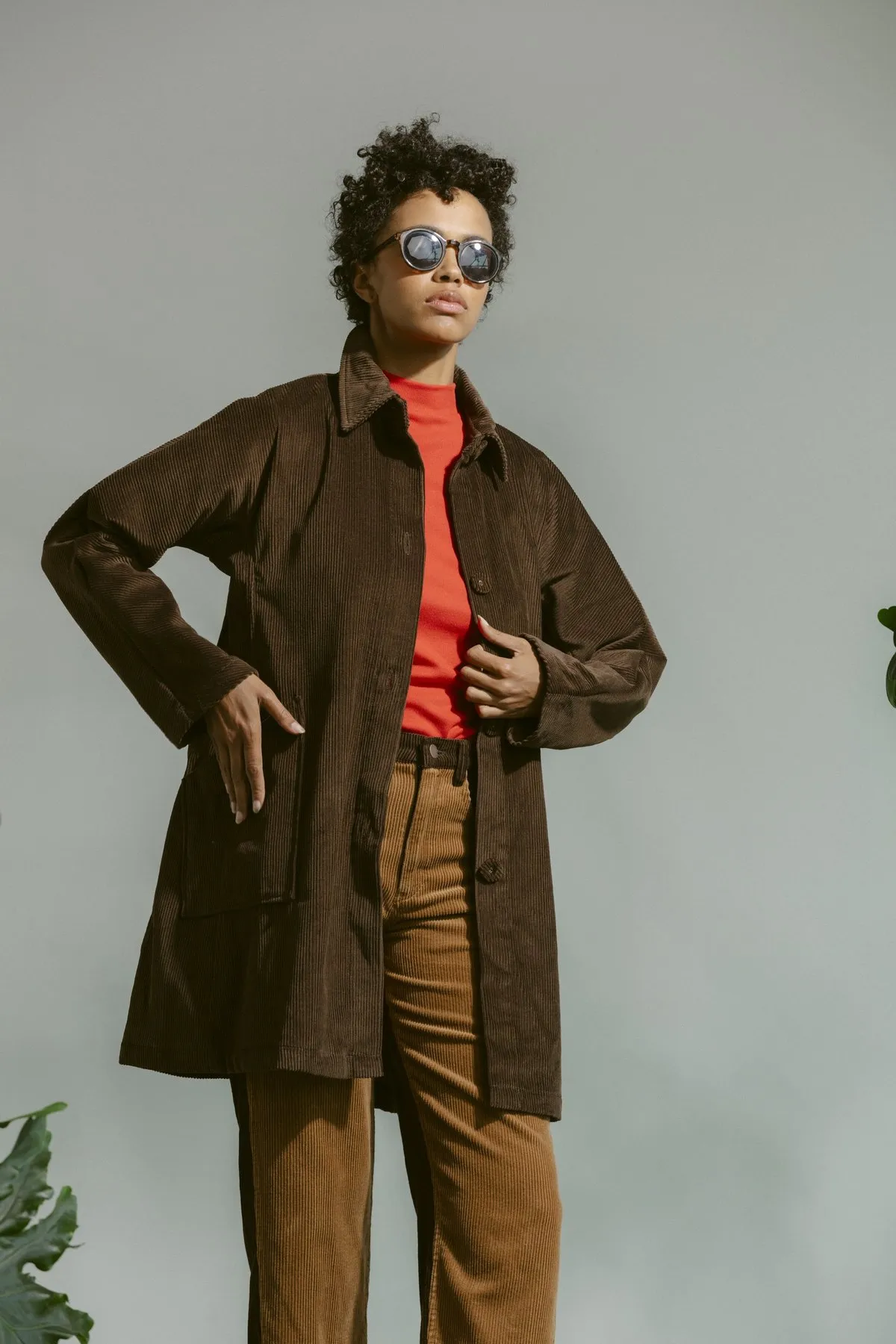 Constance Corduroy Jacket - Walnut