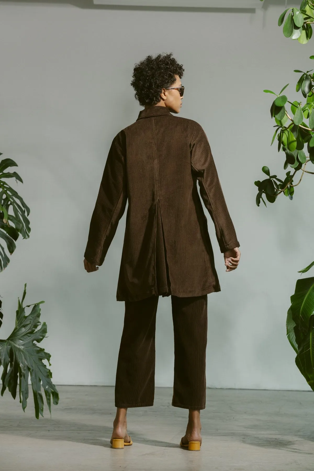 Constance Corduroy Jacket - Walnut