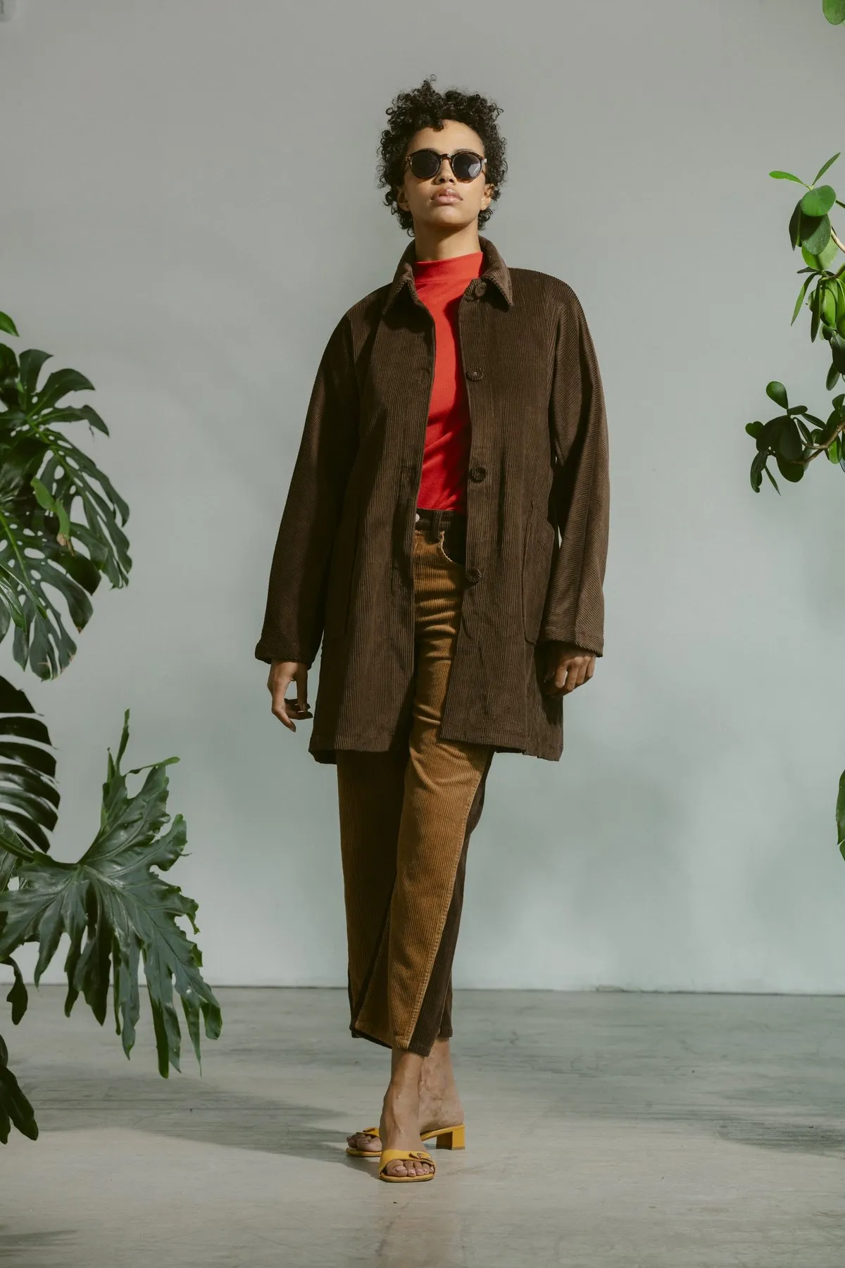 Constance Corduroy Jacket - Walnut