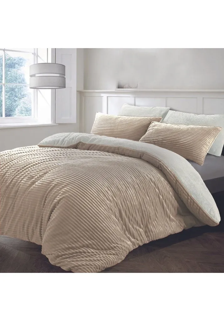 Cord Duvet Cover - Taupe