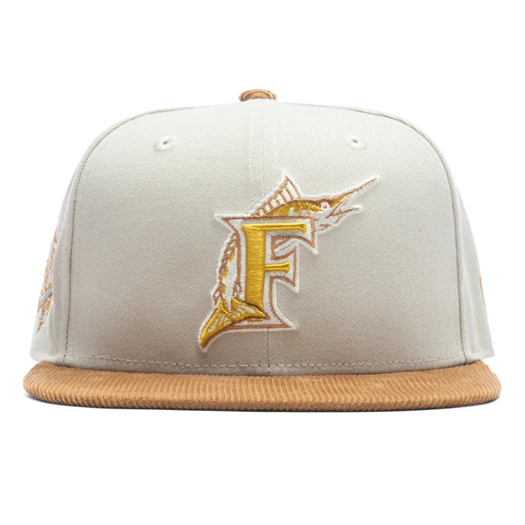 Cord Visor 59FIFTY Fitted - Florida Marlins