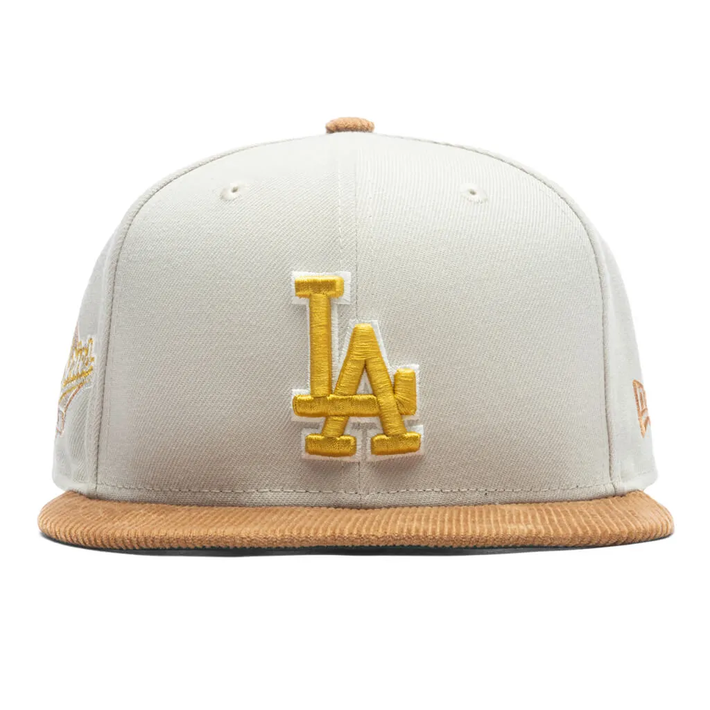 Cord Visor 59FIFTY Fitted - Los Angeles Dodgers