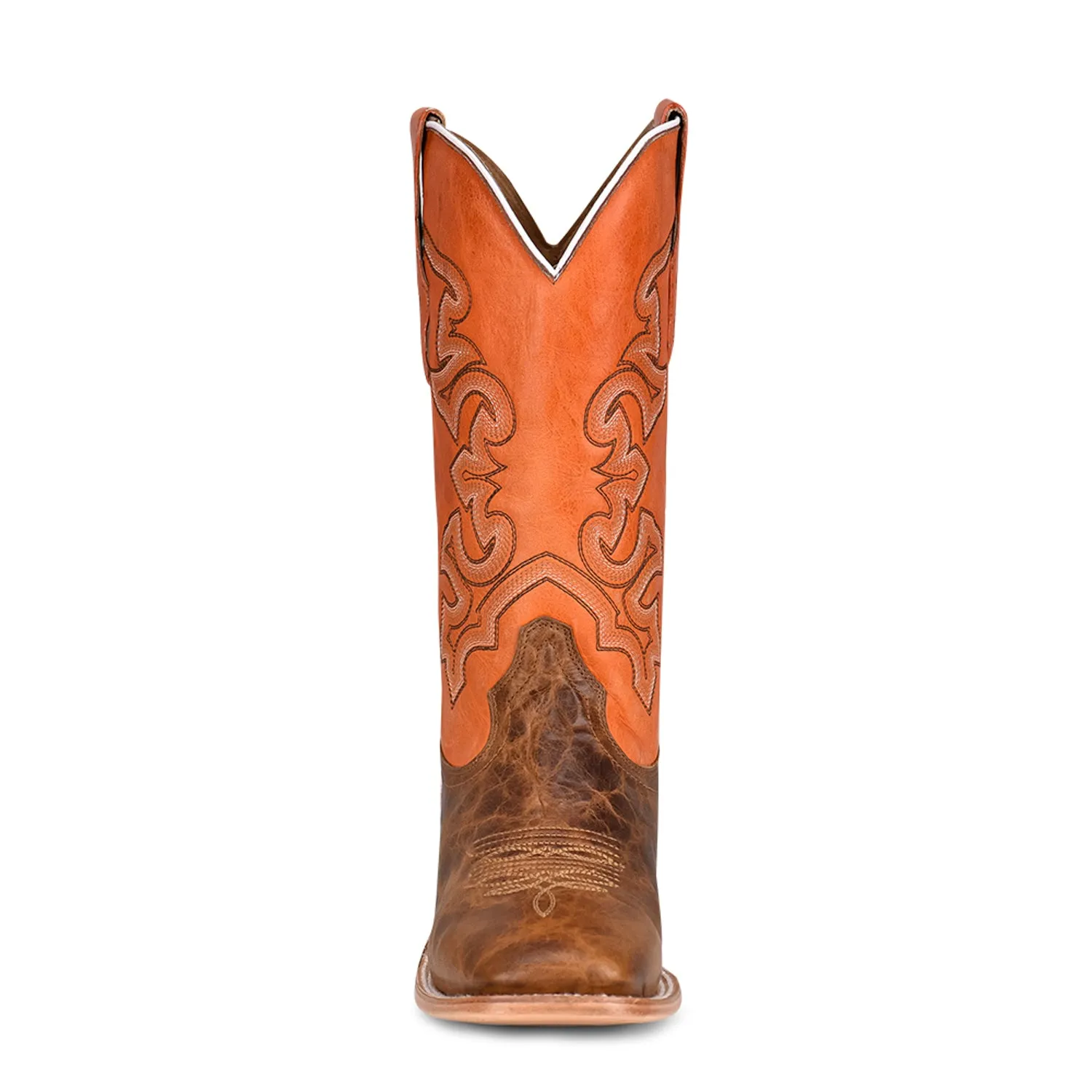 Corral Mens A4228 Orange/Sand Leather 13in Western Cowboy Boots