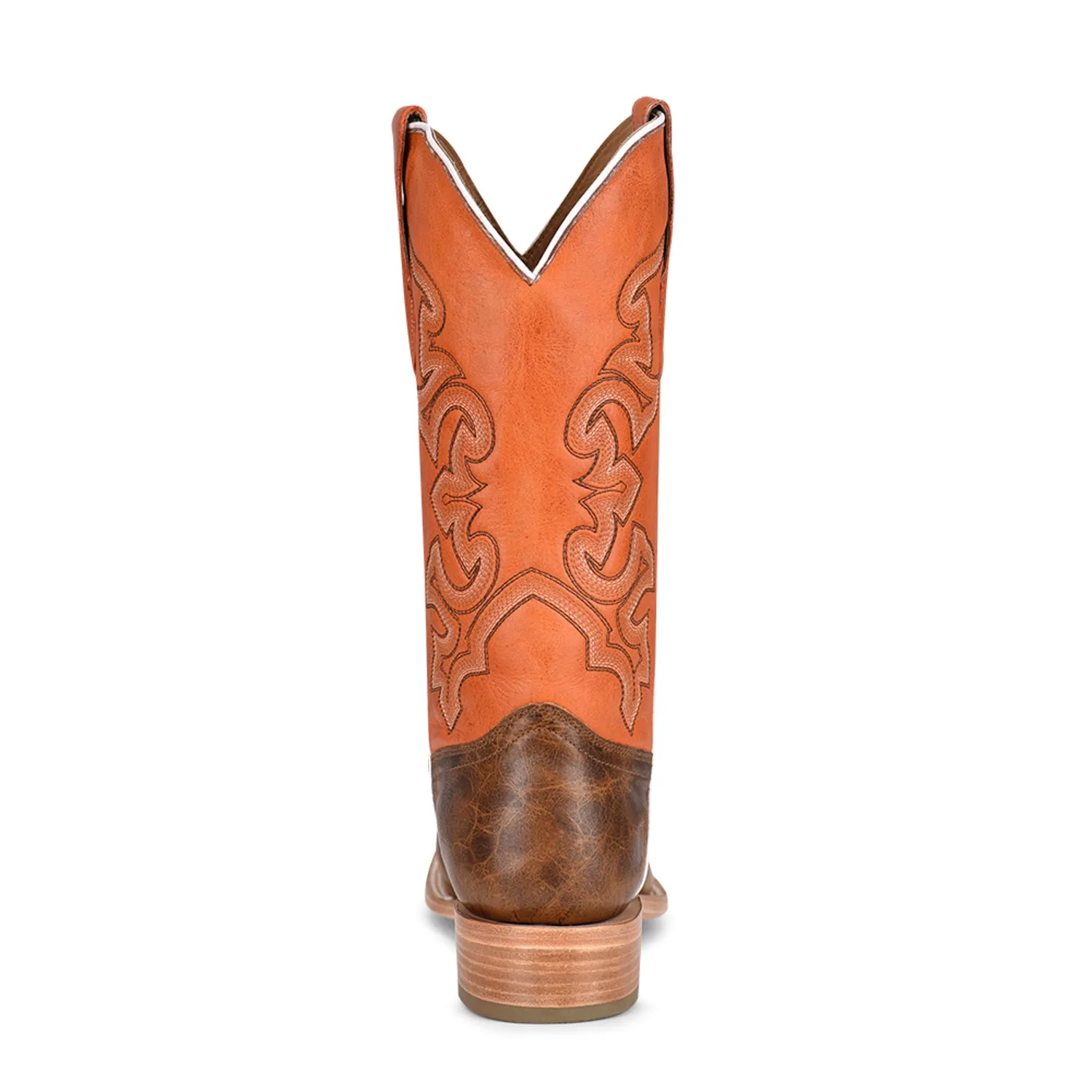 Corral Mens A4228 Orange/Sand Leather 13in Western Cowboy Boots