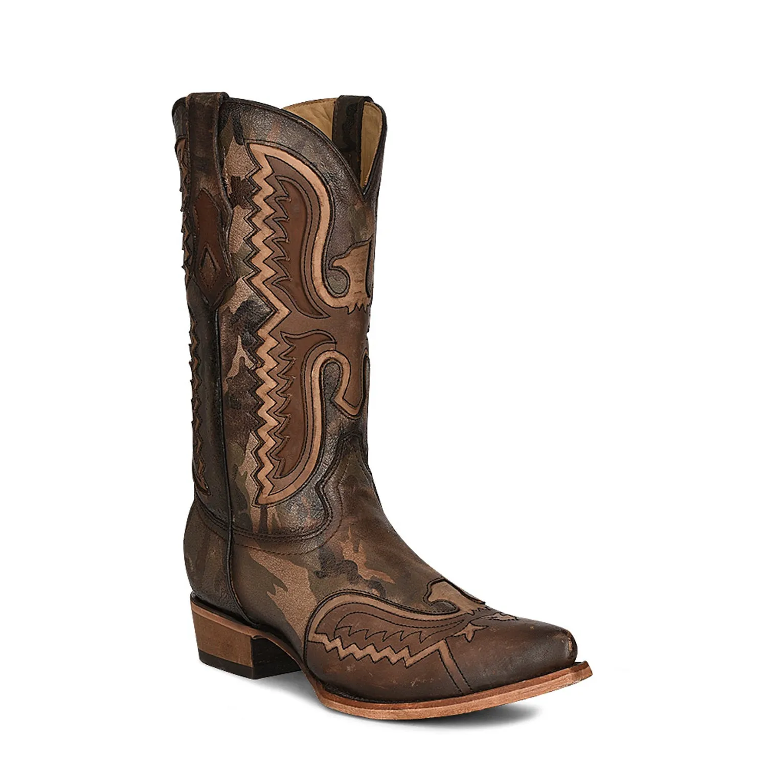 Corral Mens C3986 Brown Leather Eagle Western Cowboy Boots