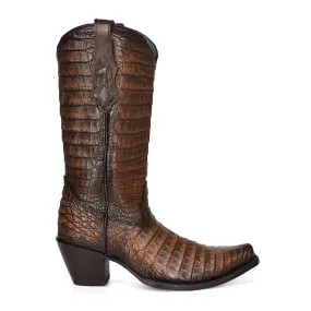 Corral Womens C3997 Maple Caiman Exotic Cowboy Boots