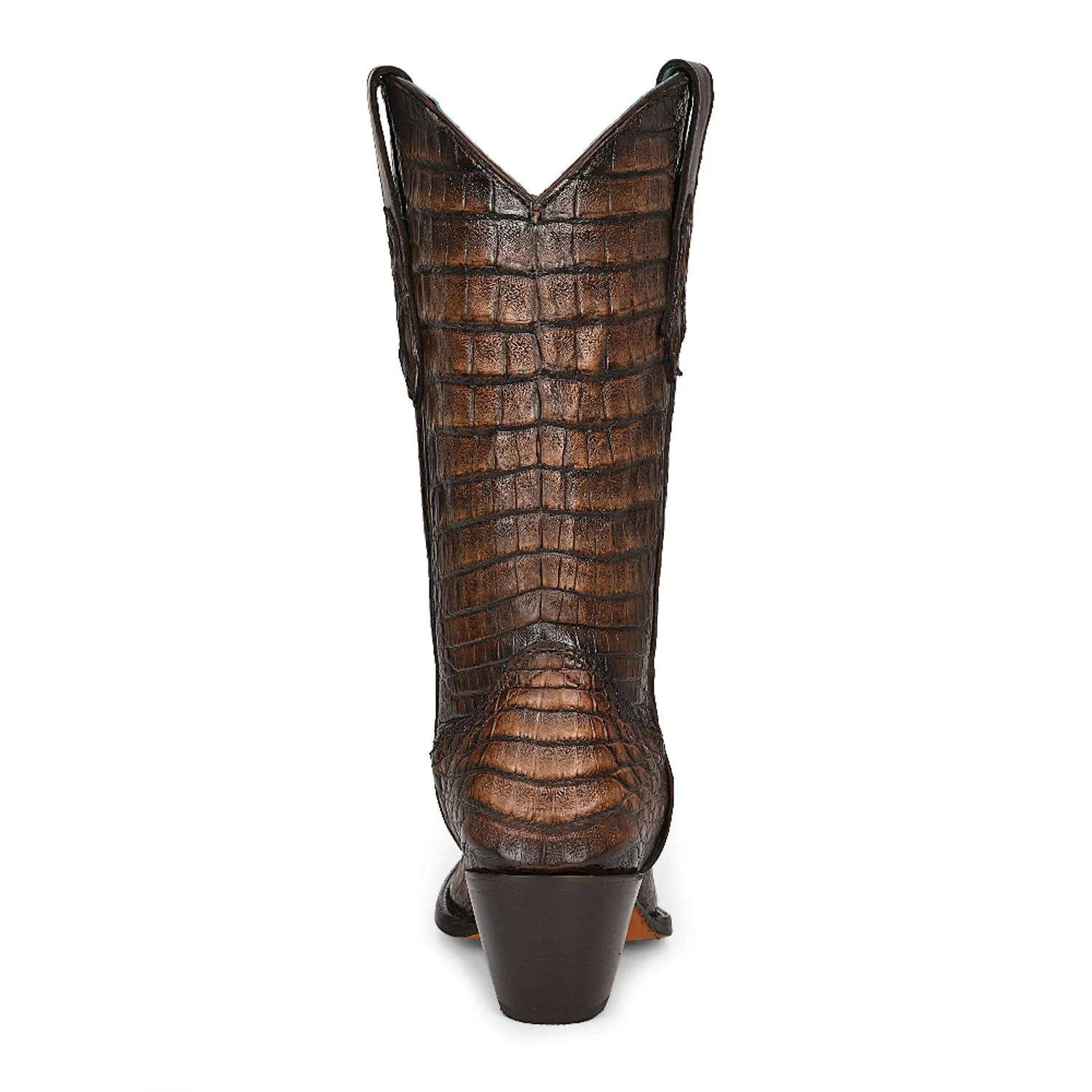 Corral Womens C3997 Maple Caiman Exotic Cowboy Boots