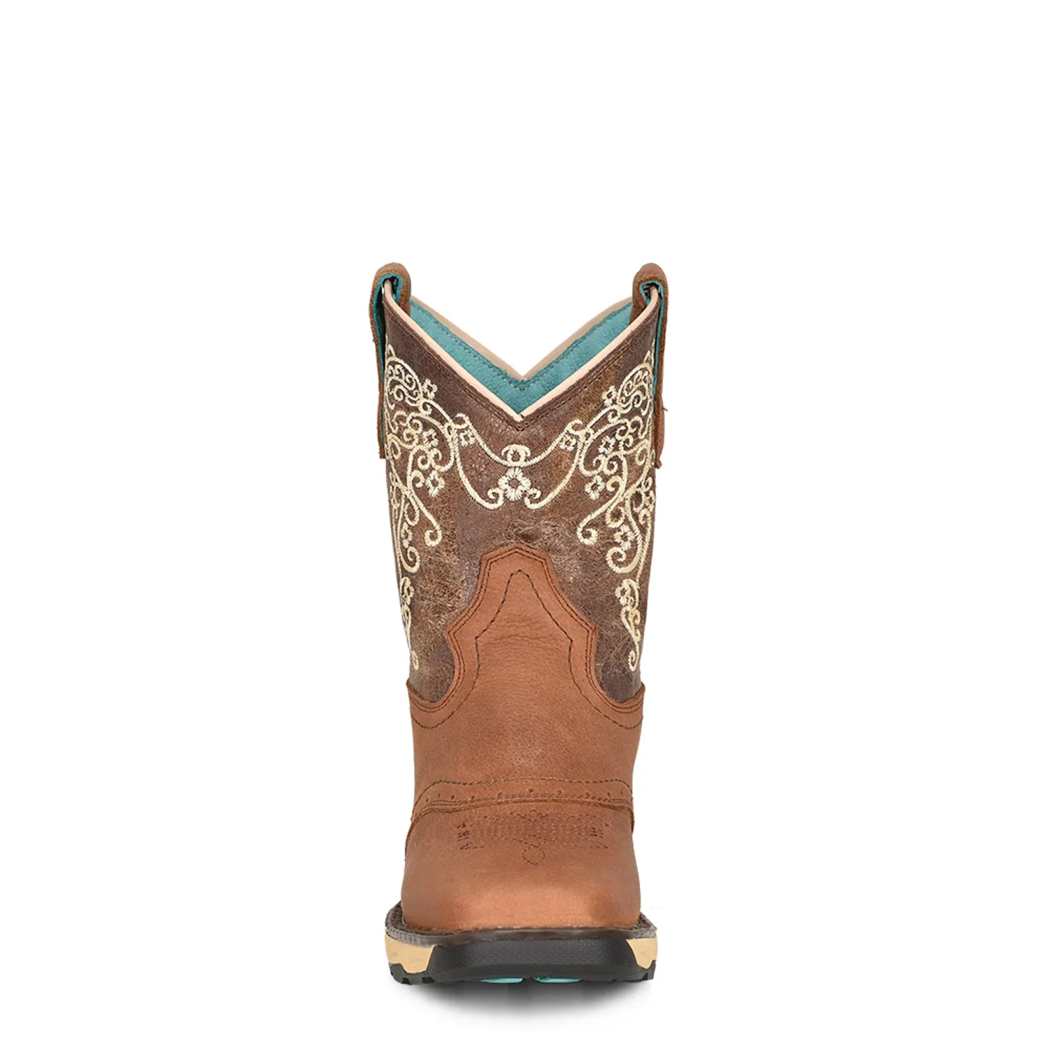 Corral Womens W5006 Brown Leather 8.5in Farm and Ranch Cowboy Boots